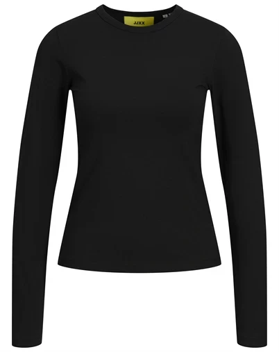 JJXX - JXCeline Gigi Solid Langærmet Trøje - Black